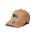 ニューエラ キャップ メンズ レディース 帽子 レザーラベル 9TWENTY 14307637 NEW ERA 無地 ブランド シール クロスストラップ