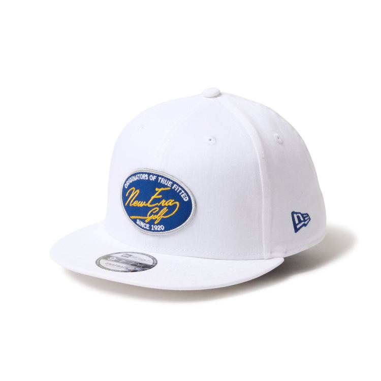 Rakuten - 【セール対象】 ニューエラ ゴルフ キャップ メンズ レディース 帽子 コットンツイル 手洗い可能 9FIFTY 14669059 NEW ERA ブランド 無地 シール フラットバイザー