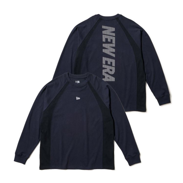 ニューエラ Tシャツ メンズ レディース 長袖 シャツ オーバーサイズ クールエラ 吸汗速乾 無地 14674828 NEW ERA ブランド パフォーマンスア...