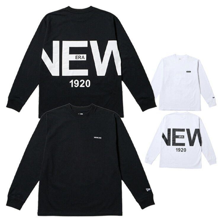 樂天商城 - ニューエラ Tシャツ メンズ レディース 長袖 シャツ ロゴ レギュラーフィット コットン生地 14682702 14682703 NEW ERA ブランド 無地 秋 冬