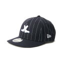 ニューエラ キャップ コラボ メンズ レディース 帽子 在原みゆ紀氏 LP 9FIFTY 14457301 NEW ERA ブランド 総柄 シール フラットバイ...