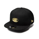 ニューエラ キャップ メンズ レディース 帽子 メタルプレート 9FIFTY 14388580 NEW ERA ブランド 無地 シール フラットバイザー 平つば
