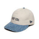 ニューエラ キャップ メンズ レディース 帽子 モノグラム デニム 9THIRTY 14388699 NEW ERA ブランド 無地 シール クロスストラップ ...
