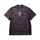 ニューエラ ゴルフ モックシャツ メンズ レディース シャツ 半袖 ミッドネック Tシャツ 鹿の子 ゴルフウェア 春 夏 秋 総柄 14391501 NEW E...