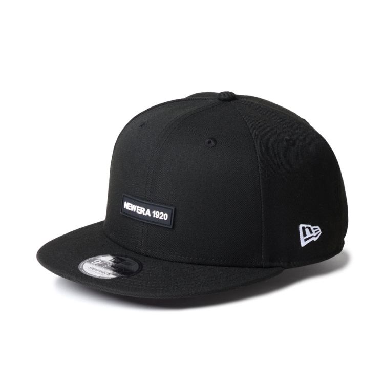 樂天商城 - ニューエラ キャップ メンズ レディース 帽子 ラバーパッチ ロゴ 9FIFTY 14744810 NEW ERA ブランド 無地 シール フラットバイザー 平つば スナップバック