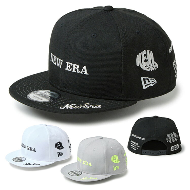ニューエラ ゴルフ キャップ メンズ レディース 帽子 アーカイブロゴ 9FIFTY 14747225 14747226 14747227 ゴルフキャップ NEW ERA ブランド 無地 シール 平つば
