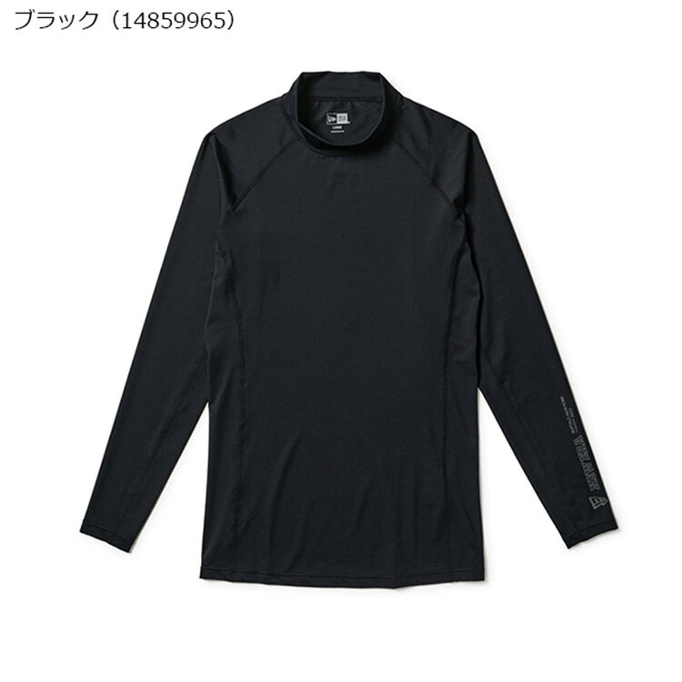 竹内ゴルフ 楽天市場店のニューエラ ゴルフ アンダーシャツ メンズ レディース 長袖 インナー Tシャツ ミッドネック ゴルフウェア ブランド 無地 14859964 14859965 NEW ERA 春 夏 秋｜アングル3