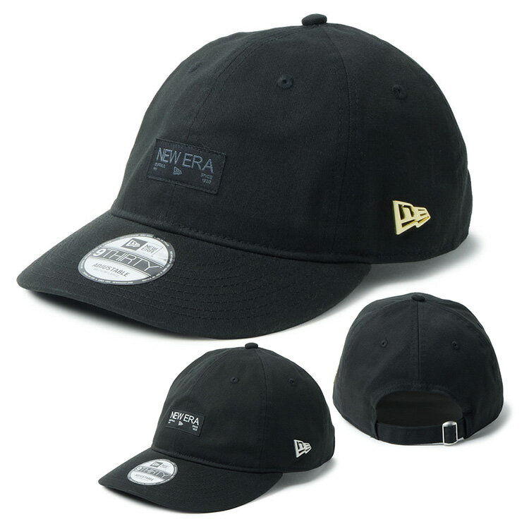 Rakuten - ニューエラ キャップ メンズ レディース 帽子 メタルロゴ 9THIRTY 14744982 14744983 NEW ERA ブランド 無地 シール クロスストラップ