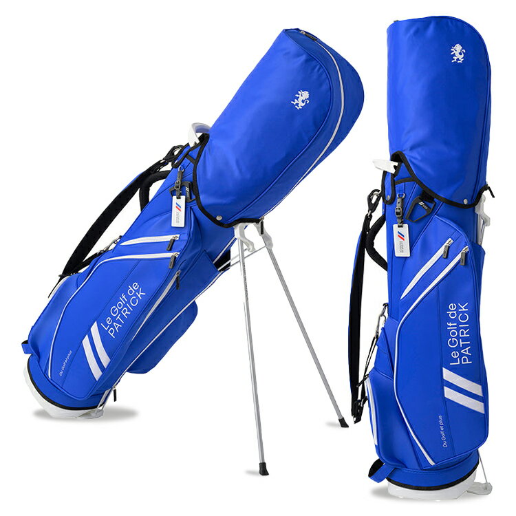 パトリック ゴルフ キャディバッグ スタンドバッグ メンズ レディース ユニセックス 9.0型 4分割 約3.0kg 軽量 PL プレジール ナイロン ゴルフバ...