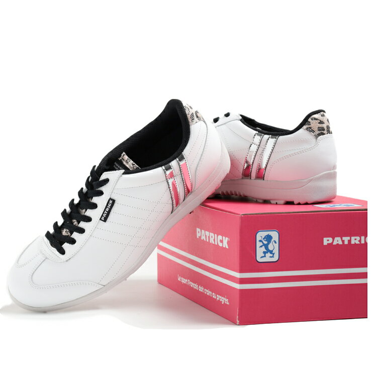 パトリック ゴルフ シューズ メンズ 靴 スパイクレス パミール カップ レオパード 日本製 紐 紐靴 ゴルフシューズ ローカット スニーカー ブランド 無地 ...