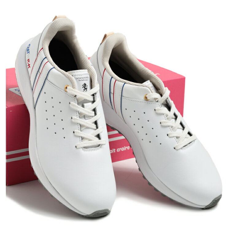 パトリック ゴルフ シューズ メンズ 靴 スパイクレス シャトー カップ エンブロイダリー レザー 日本製 紐 紐靴 ゴルフシューズ ローカット スニーカー ブ...