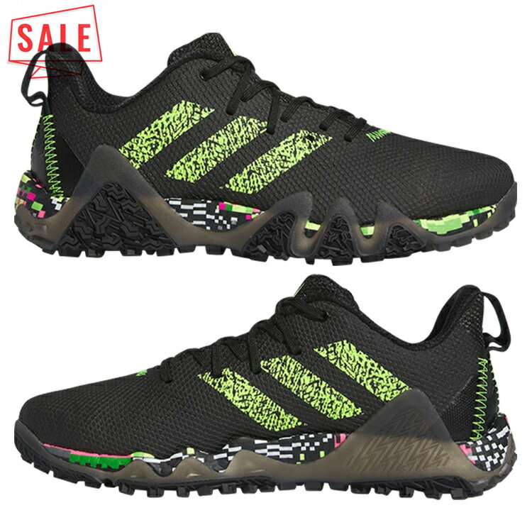 アディダス ゴルフ シューズ 靴 メンズ レディース コードカオス22 グリッチ 紐 ゴルフシューズ ブースト スパイクレス ブランド MDJ50 IF5452...