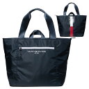 トミーヒルフィガー ゴルフ トートバッグ メンズ レディース バッグ ファスナー付き ゴルフバッグ ブランド THMG4STA TOMMY HILFIGER G...