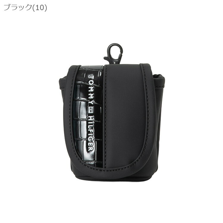 トミーヒルフィガー ゴルフ ボールポーチ メンズ レディース ボールケース 2個収納...