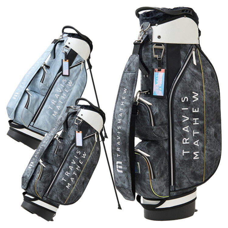 トラヴィスマシュー ゴルフ キャディバッグ メンズ レディース スタンドバッグ 9.0型 約3.4kg 5分割 47インチ対応 軽量 ゴルフバッグ ブランド 7...