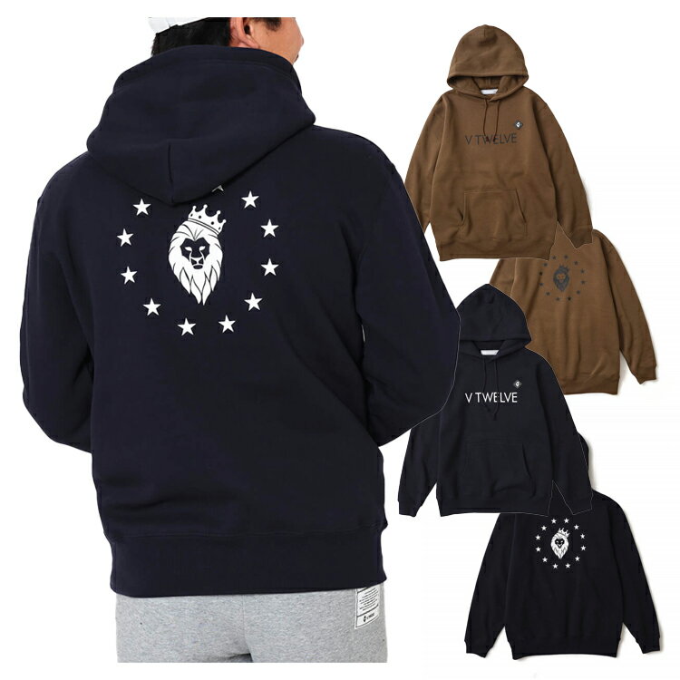 V12 ゴルフ パーカー メンズ 長袖 プルオーバー ストレッチ トレーナー フード オーバーサイズ 無地 ゴルフウェア ブランド V122420-SW16 V12 GOLF