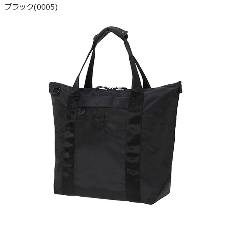 竹内ゴルフ 楽天市場店のワック ゴルフ トートバッグ メンズ レディース バッグ ビッグトート 2WAY ショルダーバッグ ファスナー付き パッカブル仕様 ゴルフバッグ 無地 ブランド 072262820 WAAC｜アングル3