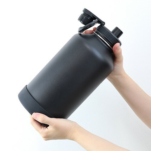 TAKEYA【メーカー公式】タケヤフラスクアクティブライン1900ml【1.9Lタケヤ水筒ステンレスボトル真空断熱直飲み保冷専用バンパー標準装備持ちやすくなったキャリーハンドル仕様64oz】