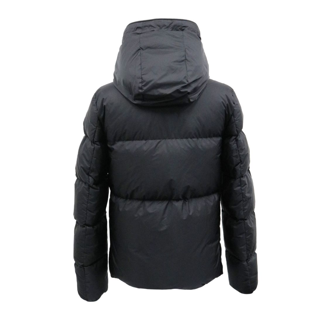 MONCLER MONTCLA モンクレール モンクラ メンズ ダウンジャケット 1B56900 C0300 ブラック BLACK 黒 フード付き ロゴ 刺繍 アウター ブルゾン ナイロン