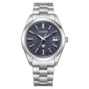 【送料無料!】The CITIZEN AQ4100-65M 30周年記念限定モデル 高精度 光発電エコ・ドライブ 年差±5秒 藍染和紙文字板 メンズ