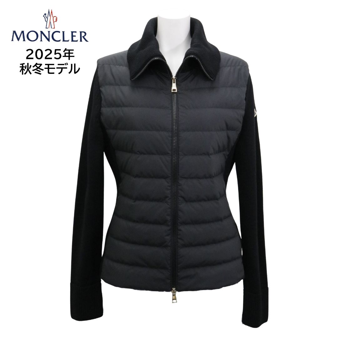 MONCLER レディース ダウンジャケット 9B00035 M1131 ブラック 黒 BLACK カーディガン