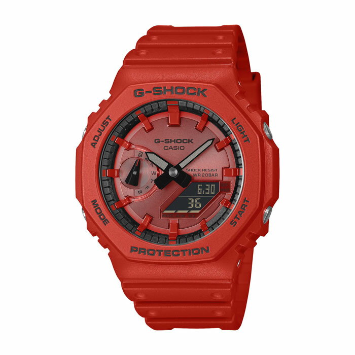 乐天商城 - 【送料無料】G-SHOCK GショックGA-2100RRB-4AJF メンズ腕時計 CASIO カシオICONIC RED