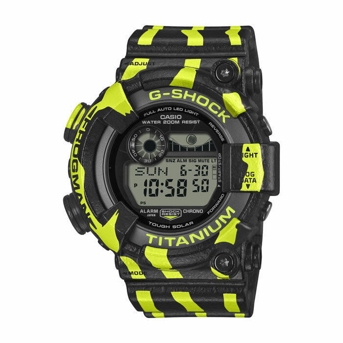 Rakuten - 【送料無料】G-SHOCK Gショック マスターオブG ソーラーISO規格200m潜水用防水機能GW-8200TPF-1JR メンズ腕時計 CASIO カシオ毒ガエル
