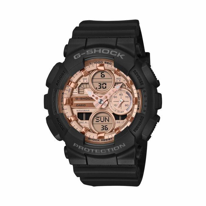 Rakuten - 【送料無料】G-SHOCK Gショック WOMEN ウーマンGMA-S140PG-1AJF 男女兼用腕時計 CASIO カシオPINK GOLD DIAL