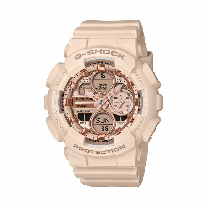 樂天商城 - 【送料無料】G-SHOCK Gショック WOMEN ウーマンGMA-S140PG-4AJF 男女兼用腕時計 CASIO カシオPINK GOLD DIAL