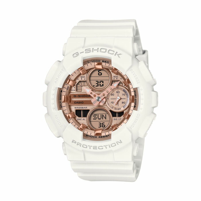 乐天商城 - 【送料無料】G-SHOCK Gショック WOMEN ウーマンGMA-S140PG-7AJF 男女兼用腕時計 CASIO カシオPINK GOLD DIAL