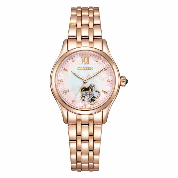 乐天商城 - 【送料無料!】CITIZEN　CITIZEN COLLECTION PR1045-50W　機械式腕時計　メカニカル　レディース　限定