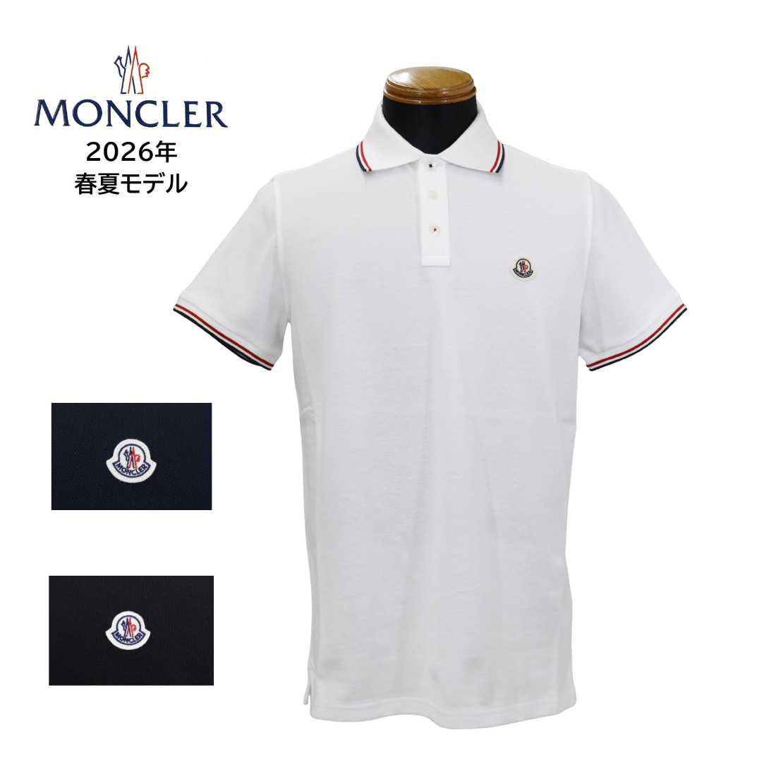 MONCLER メンズ ポロシャツ 8A70300 84556 半袖 ☆選べるカラー☆