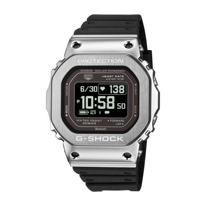 Rakuten - 【送料無料】G-SHOCK Gショック G-SQUAD ソーラー スマホリンクGM-H5600-1JR メンズ腕時計 CASIO カシオDW-H5600 COVERED
