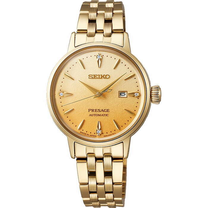 【送料無料!】 SEIKO（セイコー）PRESAGE（プレザージュ） SRRW006 イエロー メンズ時計 【SEIKO】