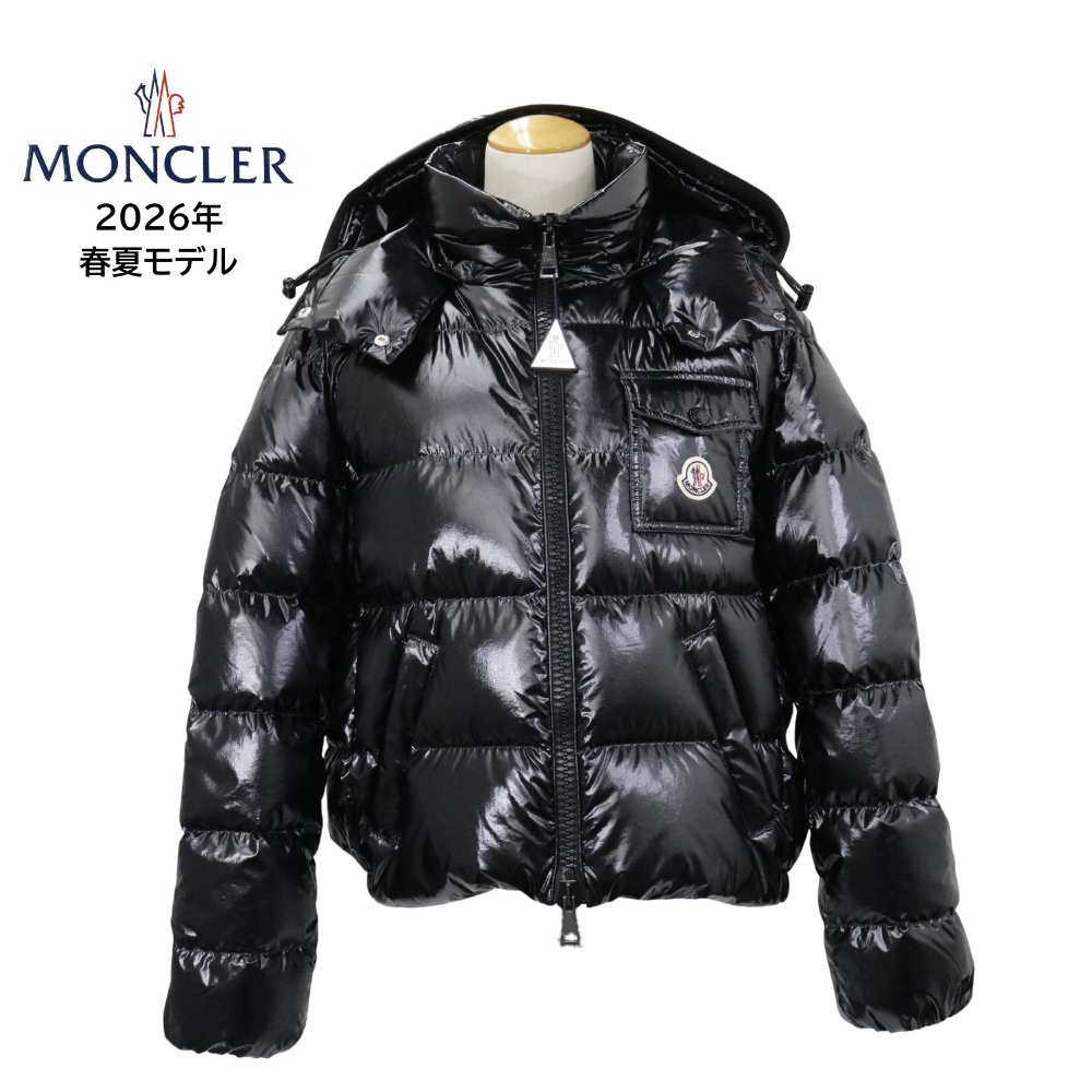 Rakuten - MONCLER ANDRO レディース ダウンジャケット 1A00094 597EU ブラック BLACK 黒 ショ−ト丈 フード着脱