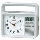 セイコー KR885N 多機能防災アナログ目覚まし時計【防災クロック ラジオ LEDライト SEIKO】