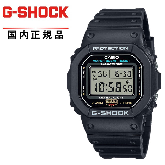 G-SHOCK GショックDW-5600UE-1JF メンズ腕時計 カシオバックライトEL→LED変更 電池寿命2年5年