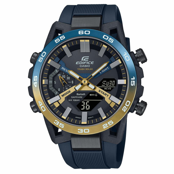 EDIFICE エディフィスECB-2000YNP-1AJF メンズ腕時計 カシオミッドナイトドライブカラー