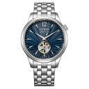 【送料無料!】CITIZEN シチズン シチズンコレクションメカニカル NH9131-73L ブルー BL メンズ 時計 【CITIZEN】