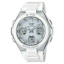 【お取り寄せ商品/送料無料】CASIO カシオ BABY-G ベイビーG MSG-W100-7AJF レディース腕時計 【CASIO】