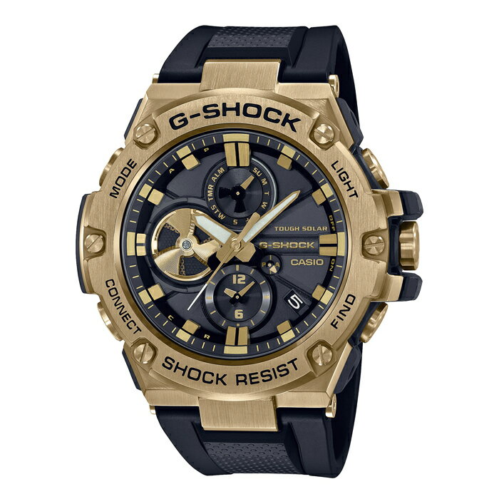 [G-SHOCK]G-STEEL GST-B100GB-1A9JF Bluetooth搭載 タフソーラー メンズ