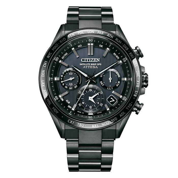 BVLGARI - 【送料無料!】CITIZEN シチズン ATTESA アテッサ　CC4055-65E ブラック　BK メンズ時計　 【CITIZEN】