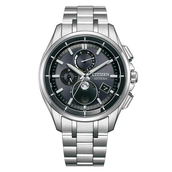 【送料無料!】CITIZEN　シチズン　ATTESA　アテッサ　ダイレクトフライト ムーンフェイズ BY1001-66E　ブラック　BK　メンズ