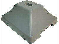 屋外用物干台 PPベース　1穴 グレー　20kg　(1個)