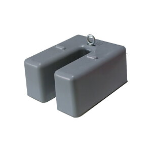 「テント」 「看板」 「転倒防止」 「重しに」 フック付 ベースウエイト 10kg グレー