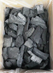 木炭4kg中バラ サイズ(奈良県宇陀市産クヌギ黒炭)【炭焼き料理に最適】【マルチング材】【鉢底石】【粒状木炭】【防虫】【脱臭】