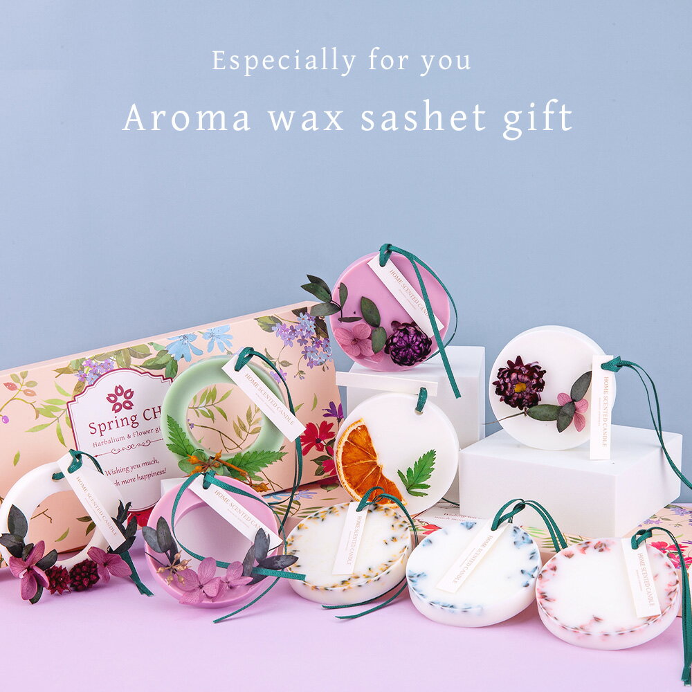 アロマワックスサシェ 1個 完成品 / ギフト プレゼント ワックス サシェ バー wax アロマプレート bar 芳香剤 プリザーブドフラワー ドライフラワー フレグランス ボタニカル アロマキャンドル おしゃれ ルームフレグランス 誕生日 退職 プチギフト お祝い お礼 女性