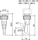 【ピクチャーレール】【アタッチメント】30kg用ピクチャーレール MC-10対応フック型レールアタッチメント MC-6H【アラカワ】【アラカワグリップ】【荒川技研工業】 2