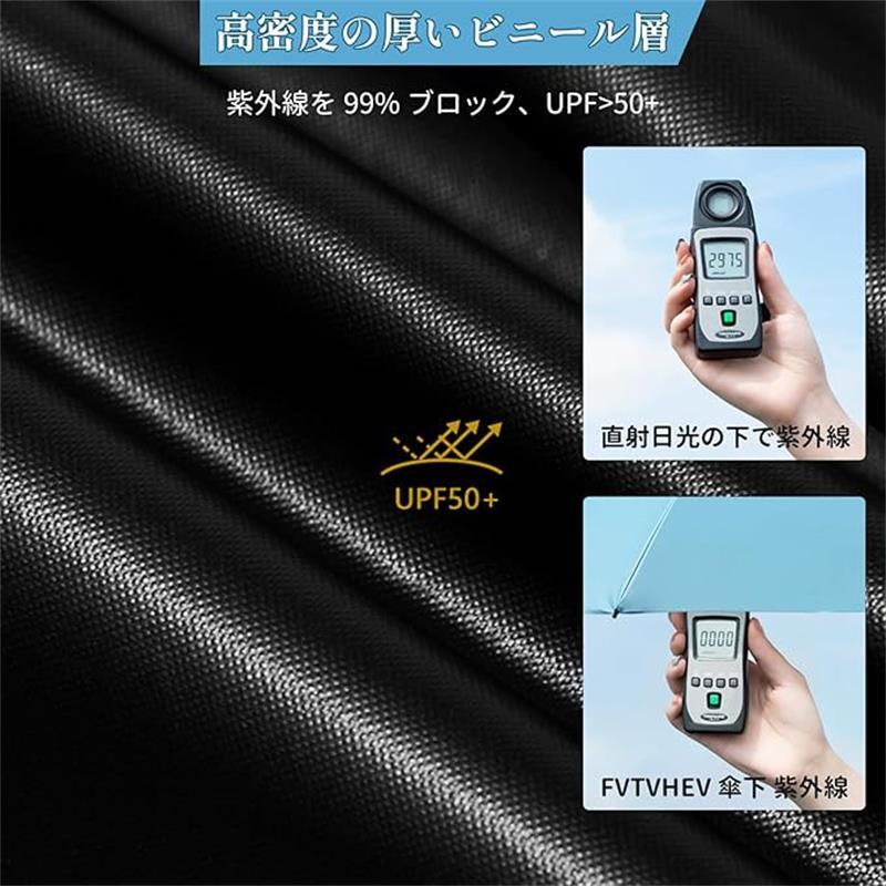 扇風機付き傘 日傘 ゴルフ傘パラソル UVカット 熱中症対策 遮光 ファン 折り畳み傘 8本骨 耐風撥水 晴雨兼用 軽量 スポーツ観戦 長時間の外出に 日傘 スポーツ観戦用 大きい サッカー 男女兼用