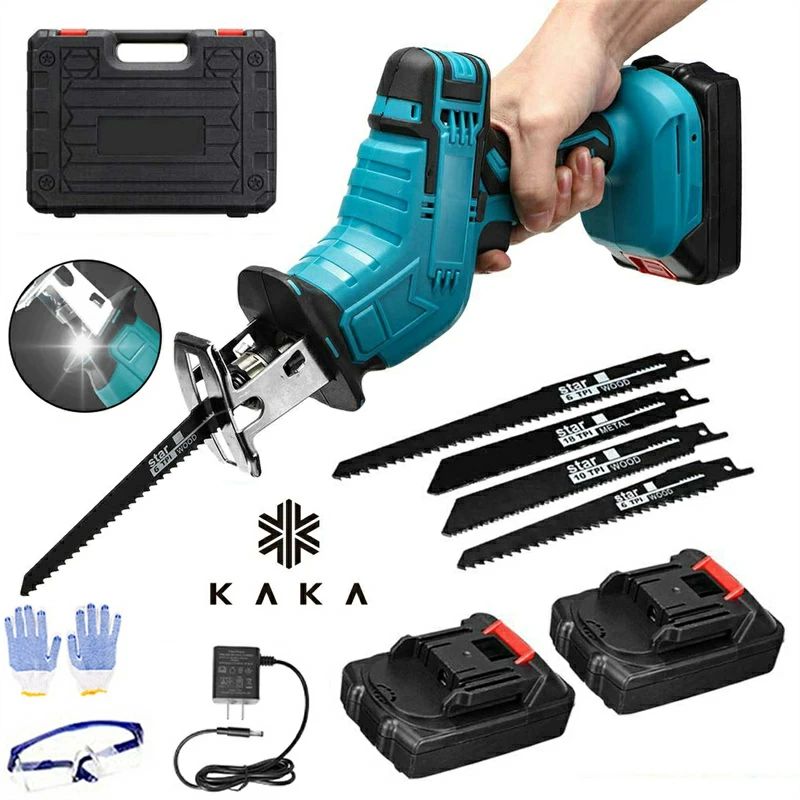 レシプロソー 充電式 18.5Vマキタ対応バッテリー　マキタ互換　電動ノコギリ 電動のこぎり 小型 家庭用..